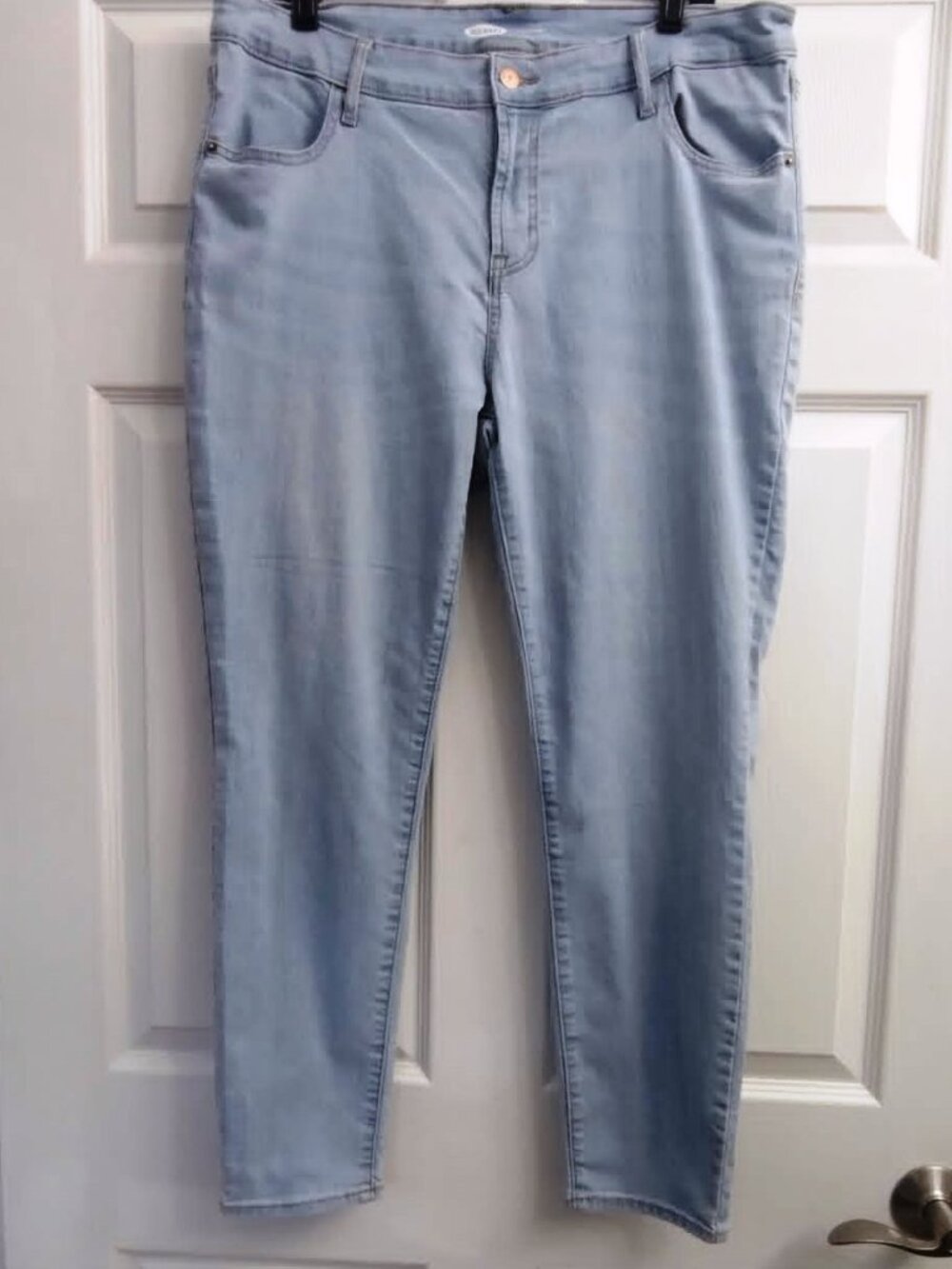 Old Navy Super Skinny Size 16 Light Wash Blue Denim Jeans